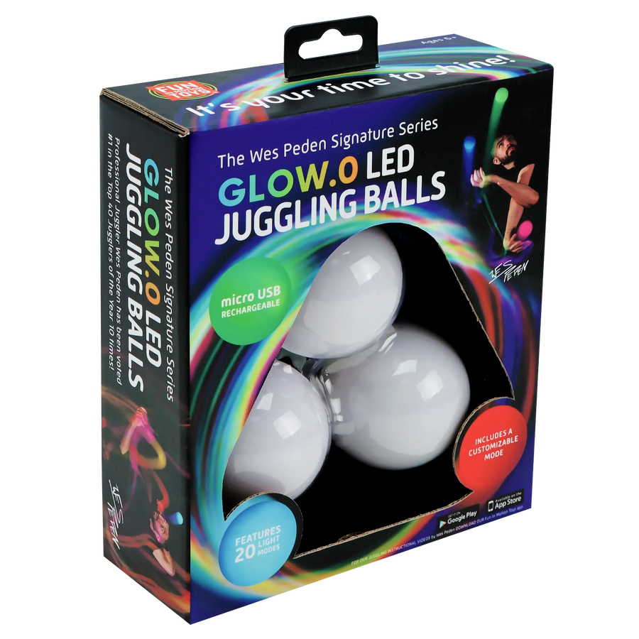 Wes Peden Glow.0 Juggling Balls - Bright Play