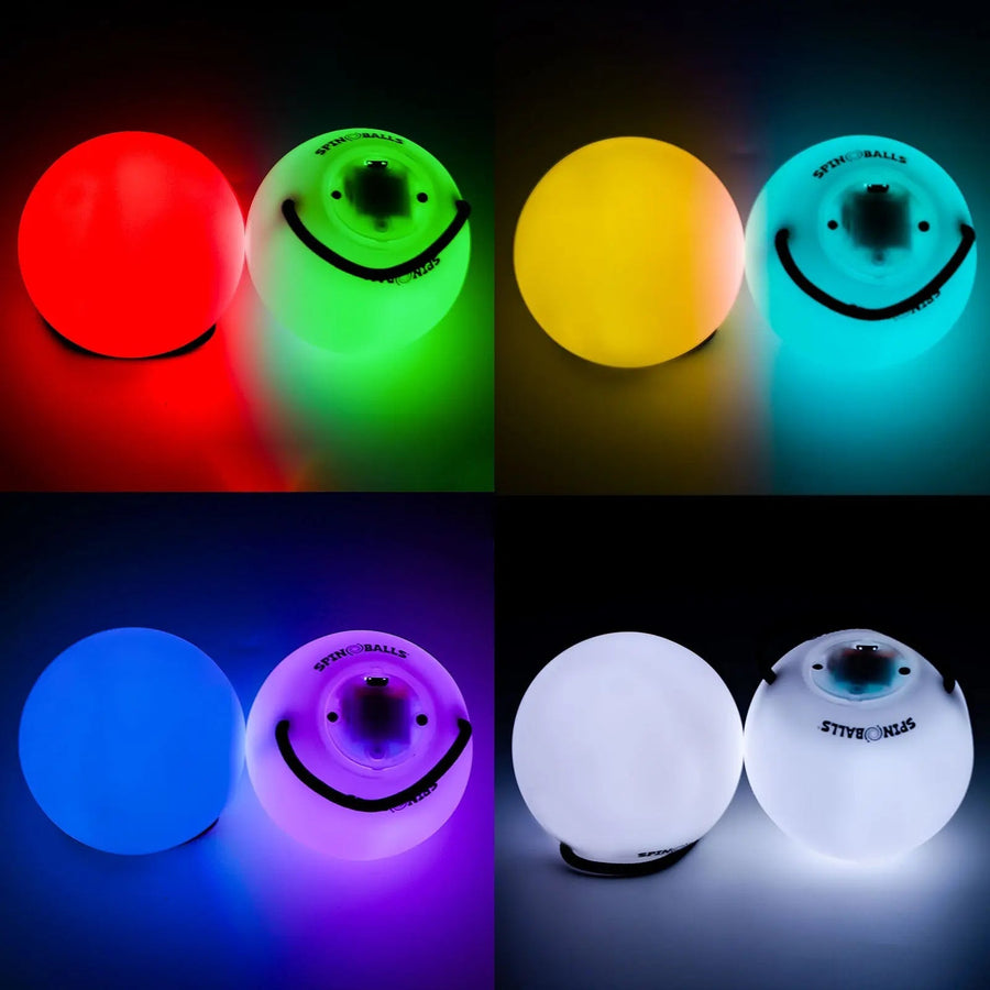 Glow. 0 LED Rechargeable Poi Set - Gift Ready